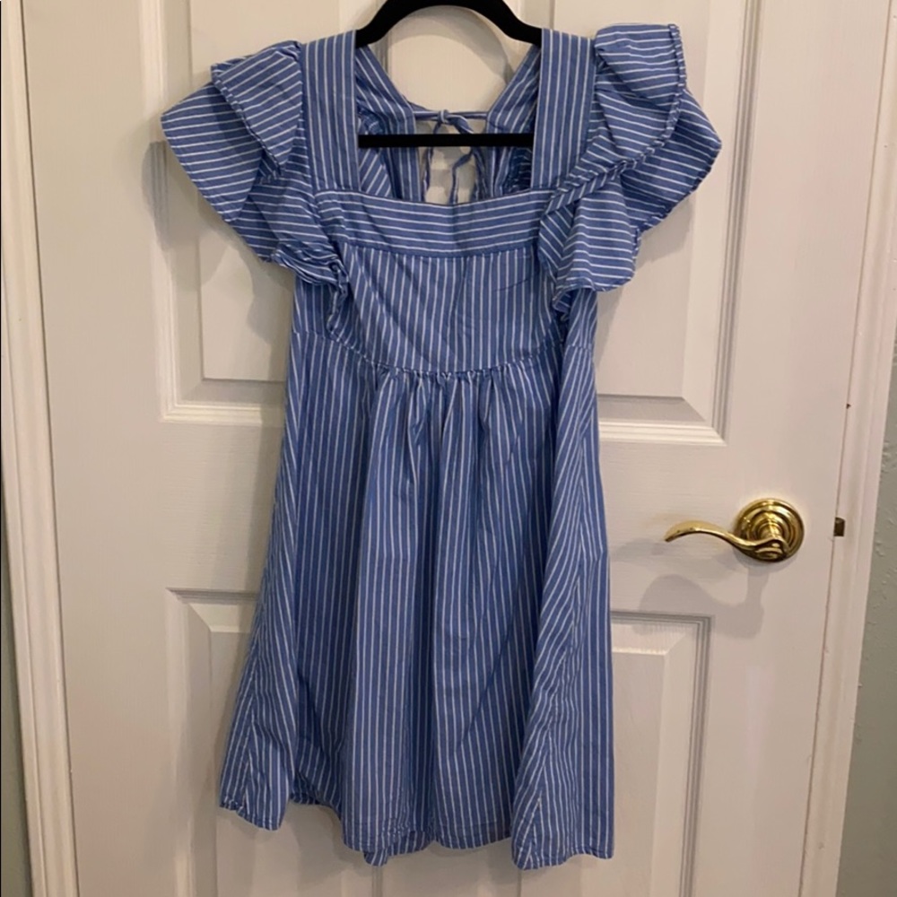 Urban outfitters blue striped dress